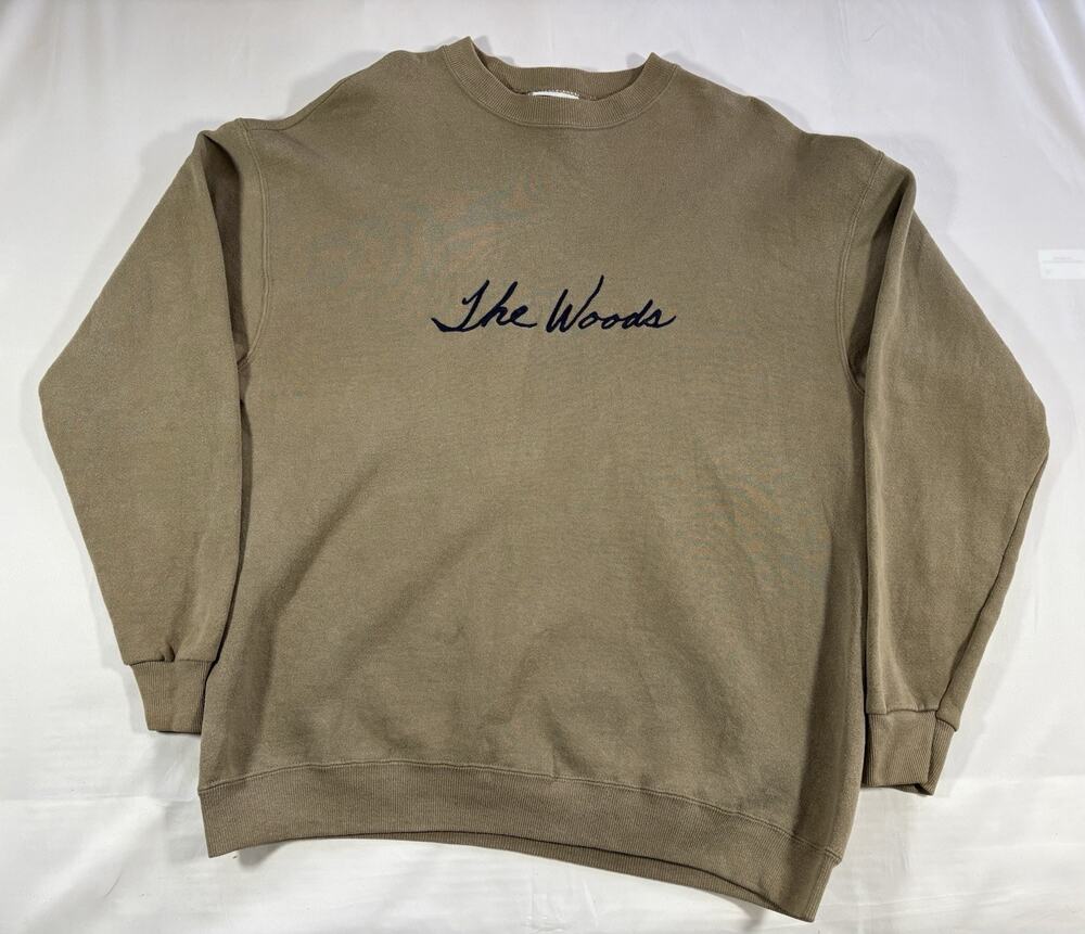 Vintage 90s Lee Heavyweight Sweatshirt XL The Woods Embroidered Made USA